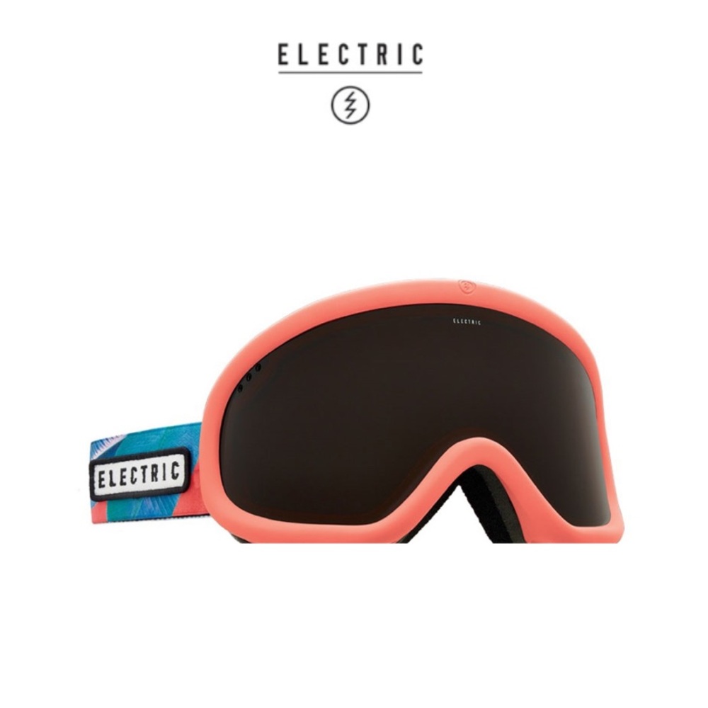 Electric Charger Continued Goggles Ski Snowboard Pink Palms/Brose